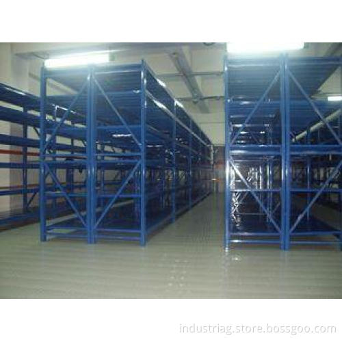 blue metal shelves Anti - rust medium duty shelving with sp